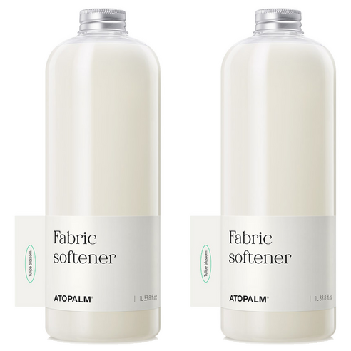 아토팜 유아 섬유유연제 튤립블라썸 본품, 1000ml, 2개