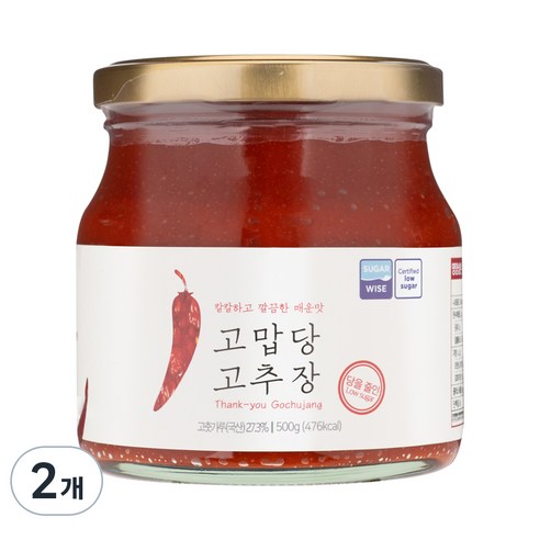 고맙당 고추장, 500g, 2개