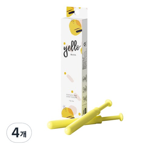 옐로하나 이너케어 여성청결제, 1.7g, 4개