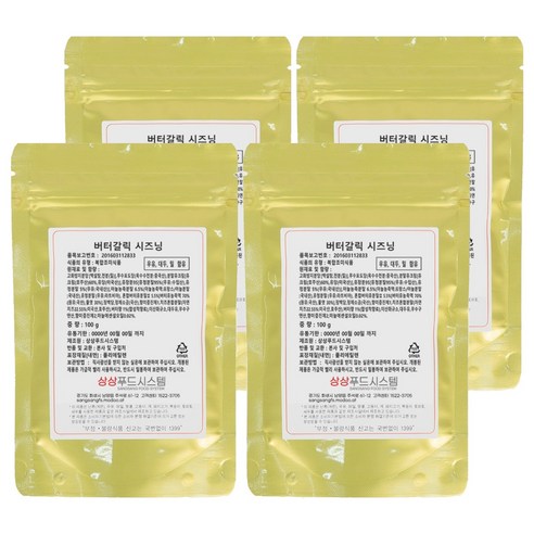 상상시즈닝 버터갈릭 시즈닝, 100g, 4개