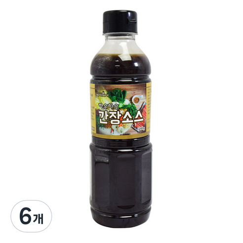 하우하우 간장소스, 500g, 6개