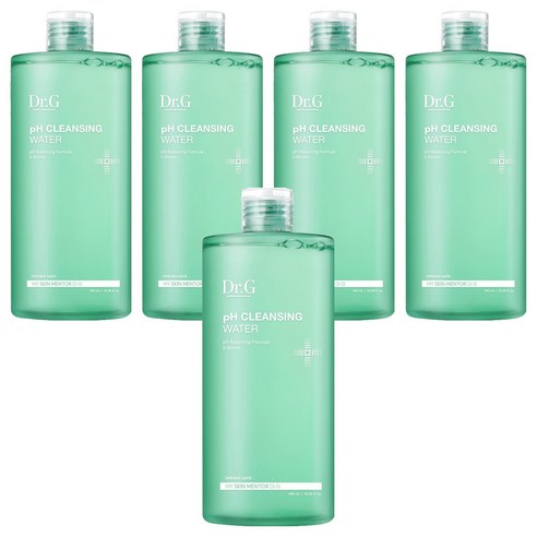 닥터지 약산성 클렌징 워터, 490ml, 5개