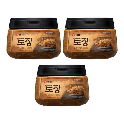 샘표 토장, 1.9kg, 3개