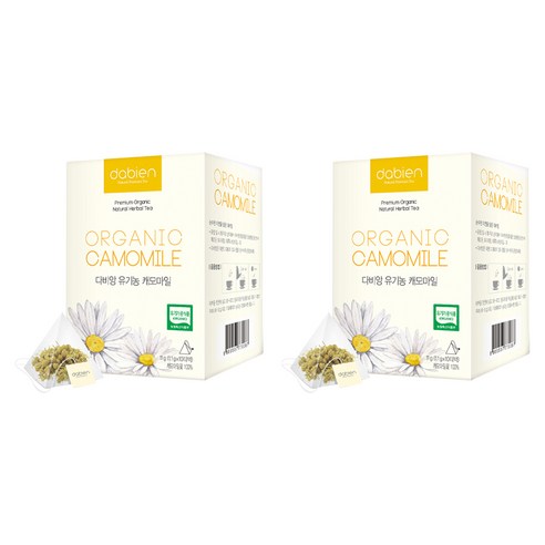 다비앙 유기농 캐모마일차, 1.1g, 10개입, 2개