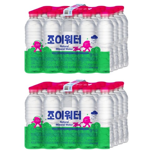 조이워터 생수 무라벨, 40개, 500ml