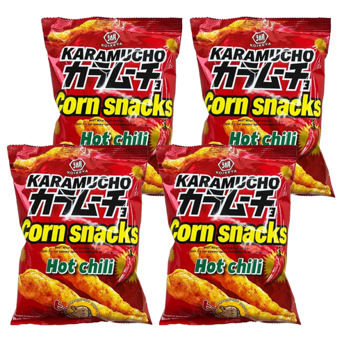 카라무쵸 핫 칠리 콘스넥, 65g, 4개