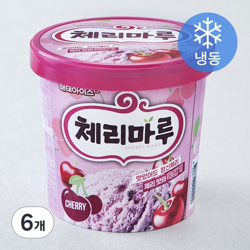 해태아이스크림 체리마루 (냉동), 660ml, 1개입, 6개