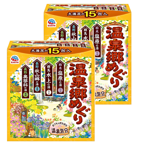 바스로망 온천기행 온천 입욕제 4계절향, 30g, 30개