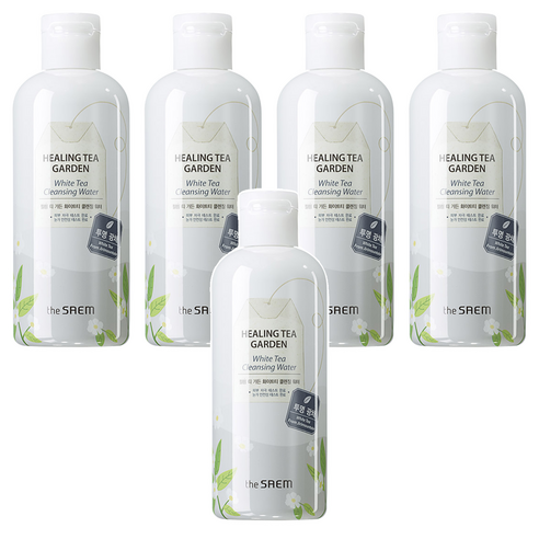 더샘 힐링 티 가든 화이트티 클렌징 워터, 300ml, 5개