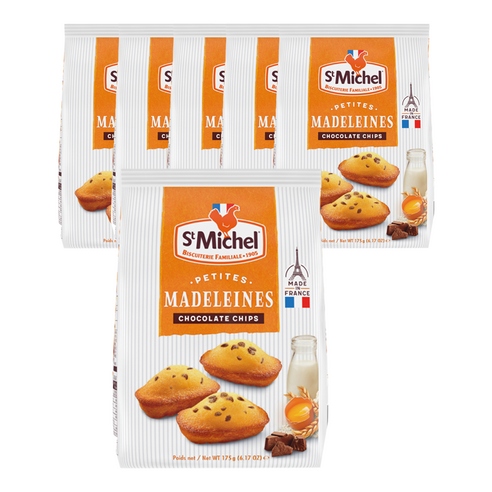 생미쉘 초코칩 마들렝, 175g, 6개
