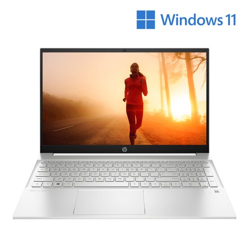 HP 2021 Pavilion 15, 세라믹 화이트, 라이젠5 3세대, 512GB, 8GB, WIN10 Home, 15-EH0123AU