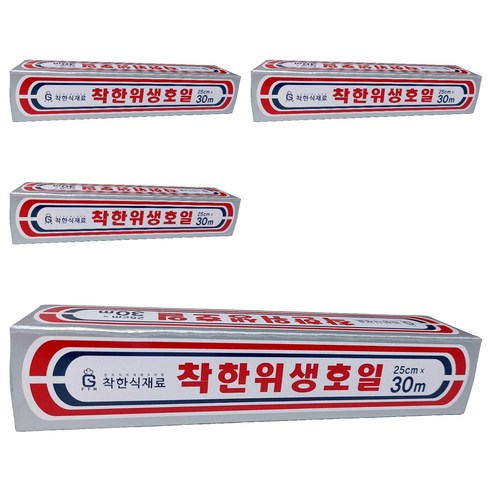 착한식재료 위생호일, 30m, 4개