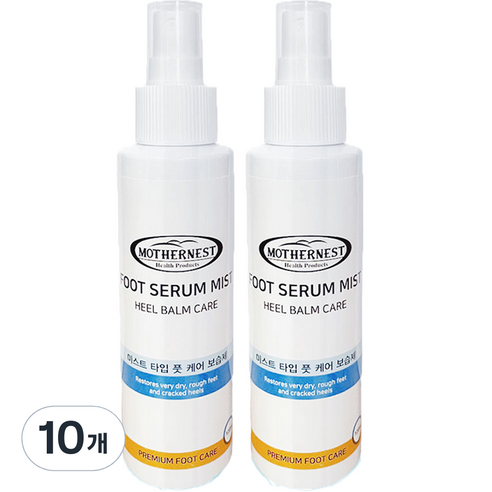 마더네스트 미스트 풋케어 보습제 120ml, 1개입, 10개