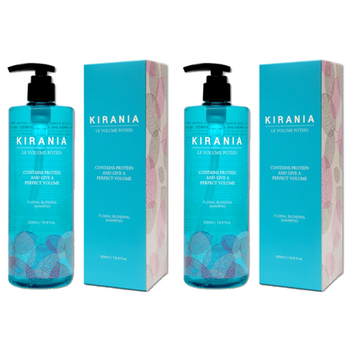 키라니아 르볼륨 단백질 샴푸, 2개, 500ml