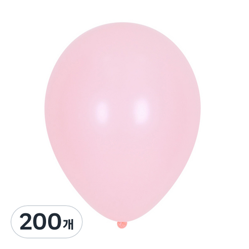 셈퍼텍스 파스텔메이트 풍선 30cm, 핑크, 200개