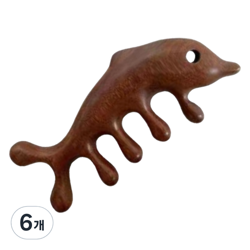 도이뮤 두피 괄사 마사지기 17, 6개