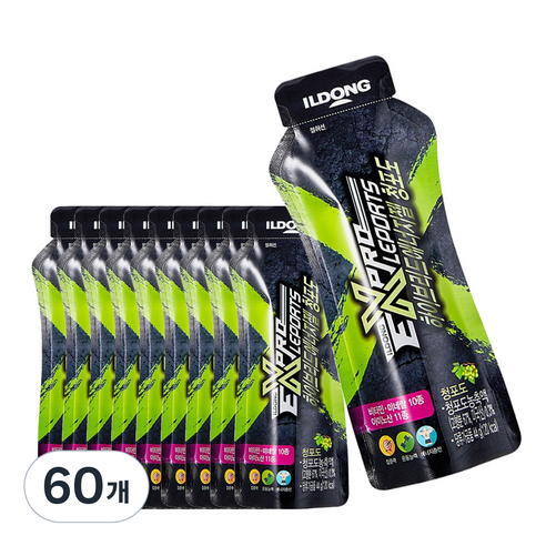 일동생활건강 하이브리드 에너지 파워젤 청포도, 44g, 60개