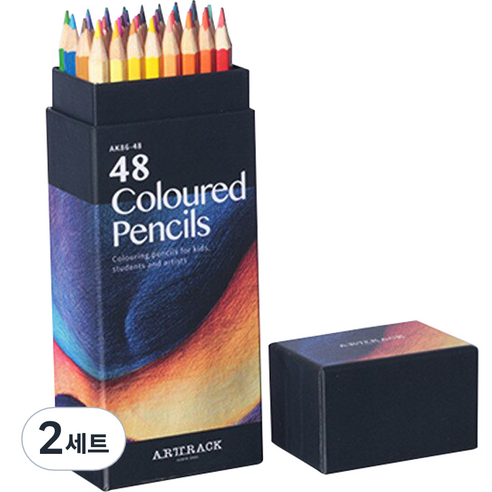아트 팩 유성 색연필 세트, 2세트, 48색