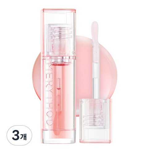 메리쏘드 블링츄 립 오일 3.5ml, 02 피치, 3개