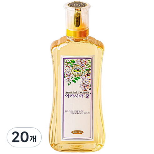 산내들농원 프리미엄 아카시아꿀, 20개, 500g