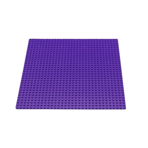 요고요 작은블록용 놀이판 32 x 32칸 25.6 x 25.6 cm, 보라, 1개