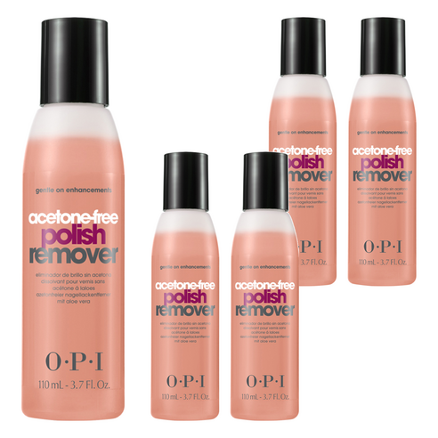 오피아이 Acetone Free Nail Polish Remover, 110ml, 5개