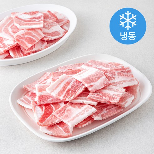 곰곰 한돈 복고 삼겹살 구이용 (냉동), 1개, 1kg
