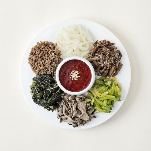 정미경키친 한우 나물비빔밥 세트, 205g, 1개 - 혼합반찬/반찬세트 | 쿠팡
