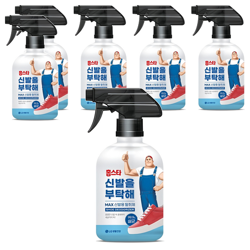 홈스타 신발을 부탁해 탈취제, 500ml, 6개