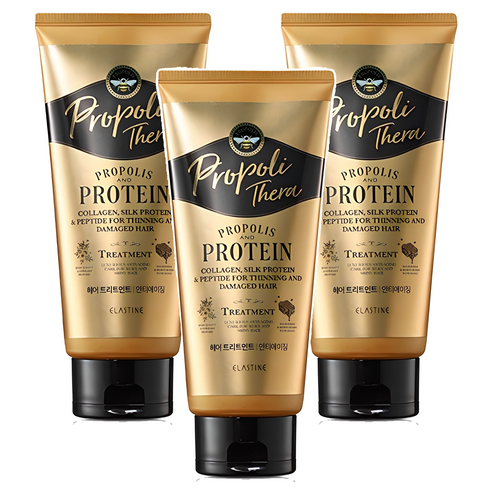 엘라스틴 프로폴리테라 손상 모발용 헤어트리트먼트, 300ml, 3개
