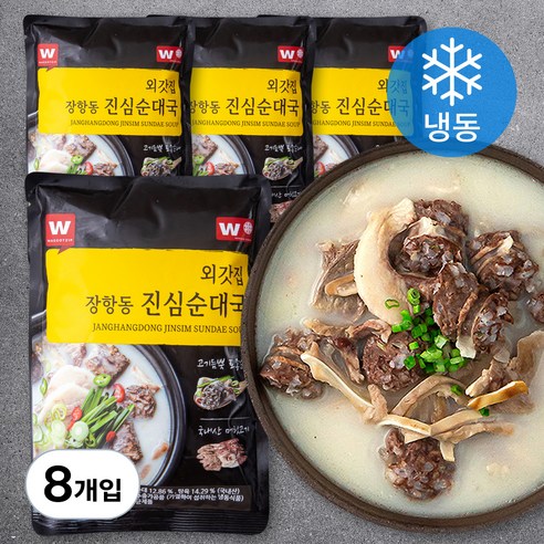 외갓집 장항동 진심 순대국 (냉동), 700g, 8개