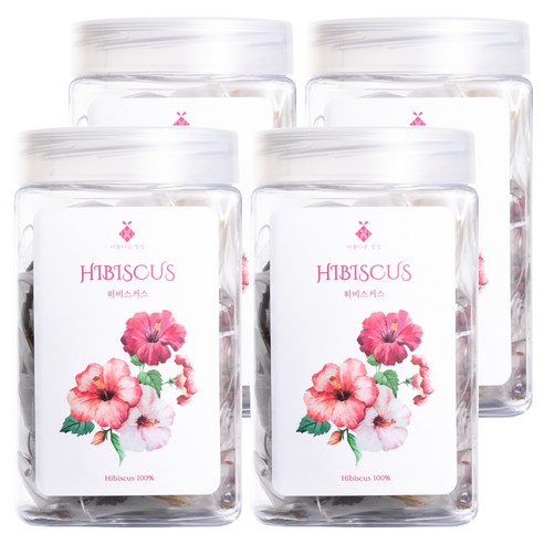 아름다운정성 허브티 히비스커스 차, 30g, 1개입, 4개