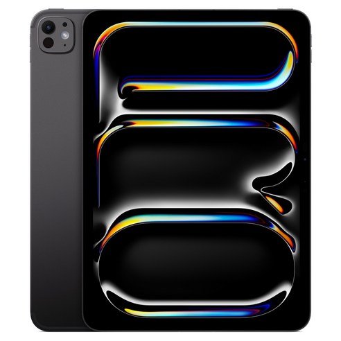 Apple 2025 아이패드 프로 11(M5 모델) Nano-texture 글래스, 스페이스 블랙, 1TB, Wi-Fi+Cellular