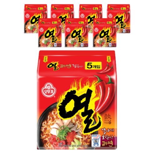 오뚜기 열라면 120g, 10개