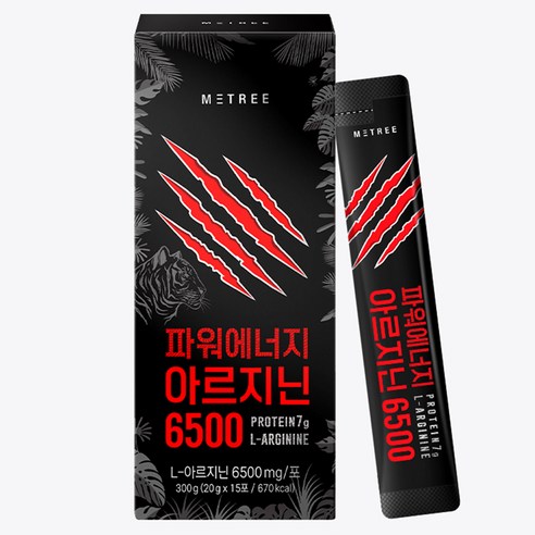 미트리 파워에너지 아르지닌 6500 15포, 300g, 1개