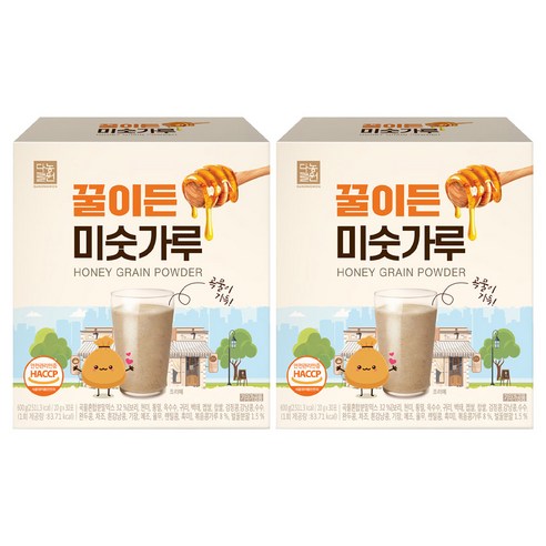 다농원 꿀이든 미숫가루 30p, 600g, 2개