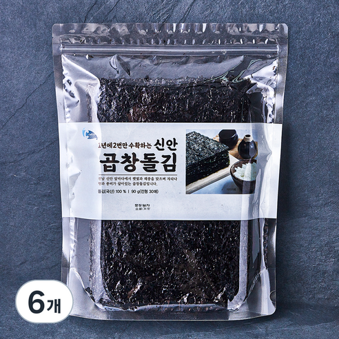 예맛 신안 곱창 돌김 30매, 30개입, 6개