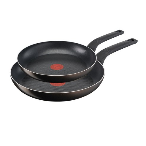 테팔 티타늄 액티쿡 후라이팬 세트 2개, 블랙커피, 프라이팬 26cm + 28cm, 1세트