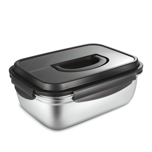 까사니 스텐304 푸드컨테이너 김치통, 1개, 3.8L