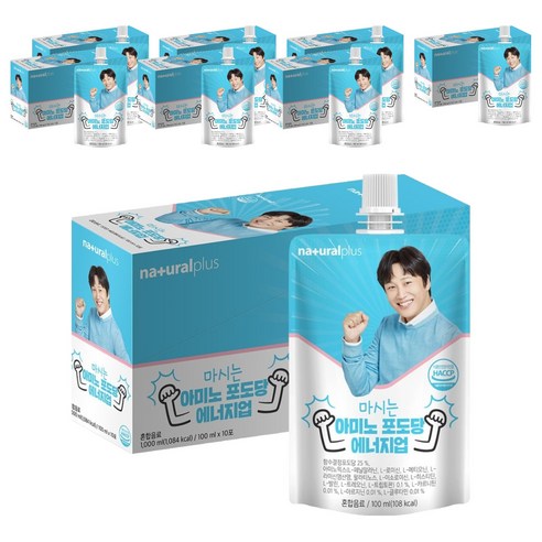 내츄럴플러스 마시는 아미노 포도당 에너지업, 100ml, 80개