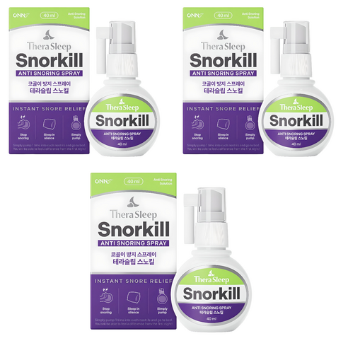 테라슬립 스노킬 잔탄검 스프레이액, 3개