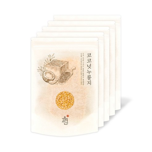 우리곡간 코코넛누룽지, 120g, 5개