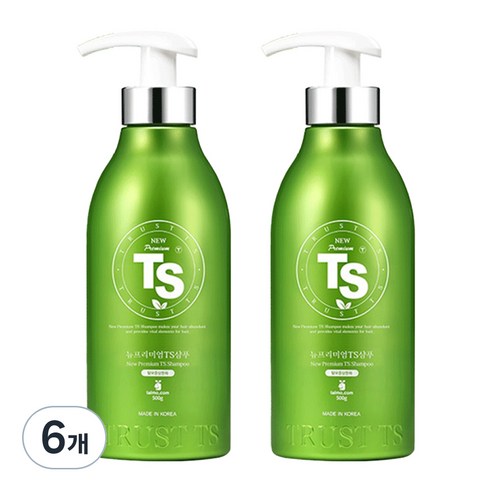 TS 뉴프리미엄 탈모 증상 완화 기능성 샴푸, 500g, 6개