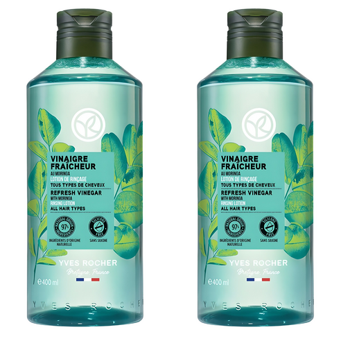 이브로쉐 모링가 리프레시 올 헤어 타입스 헤어식초, 400ml, 2개