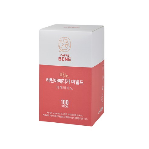 카페베네 마노 라틴아메리카 마일드, 0.9g, 100개입, 1개