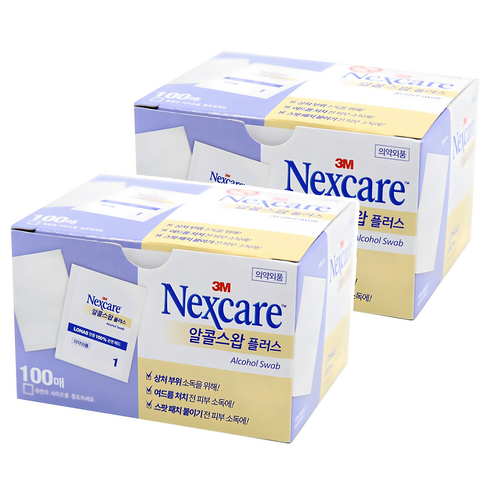 넥스케어 알콜스왑 플러스, 100개입, 2개