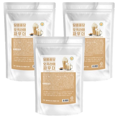 달콤퐁당 오곡라떼 파우더, 1kg, 1개입, 3개