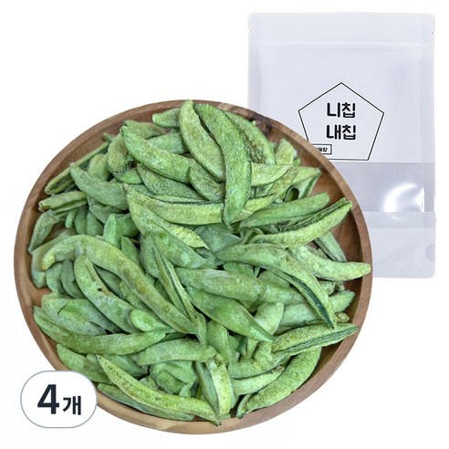 니칩내칩 바삭바삭 맛있는 완두콩칩, 80g, 4개