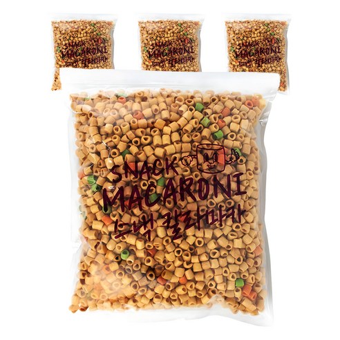 칼라마카 마카로니 뻥튀기, 500g, 4개