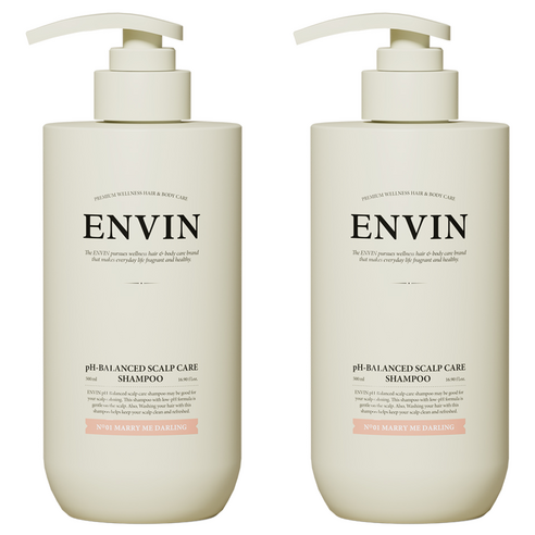 앙방 약산성 두피케어 샴푸 메리미달링, 500ml, 2개